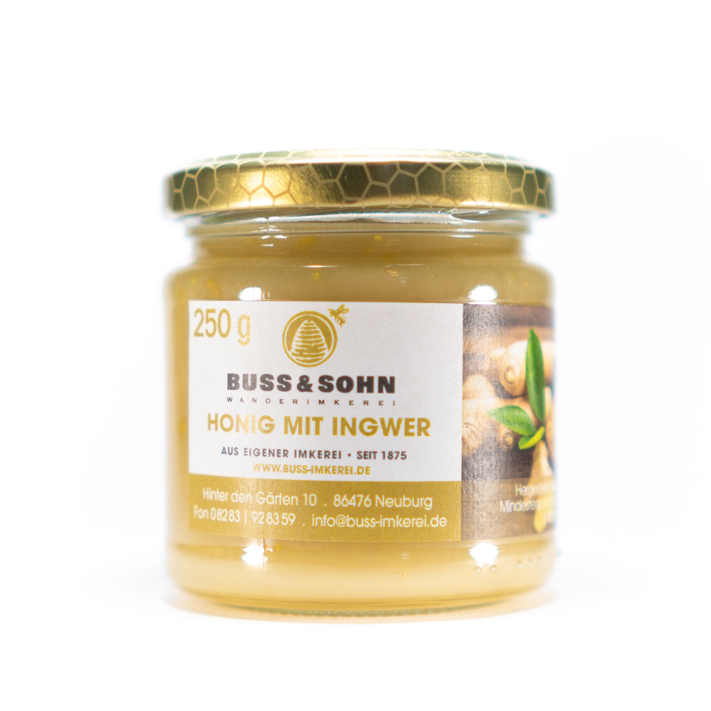 Honig mit Ingwer 250g