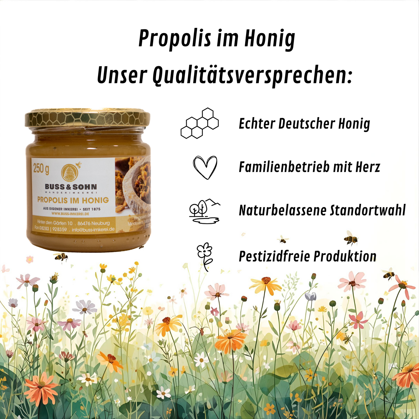 Honig mit Propolis