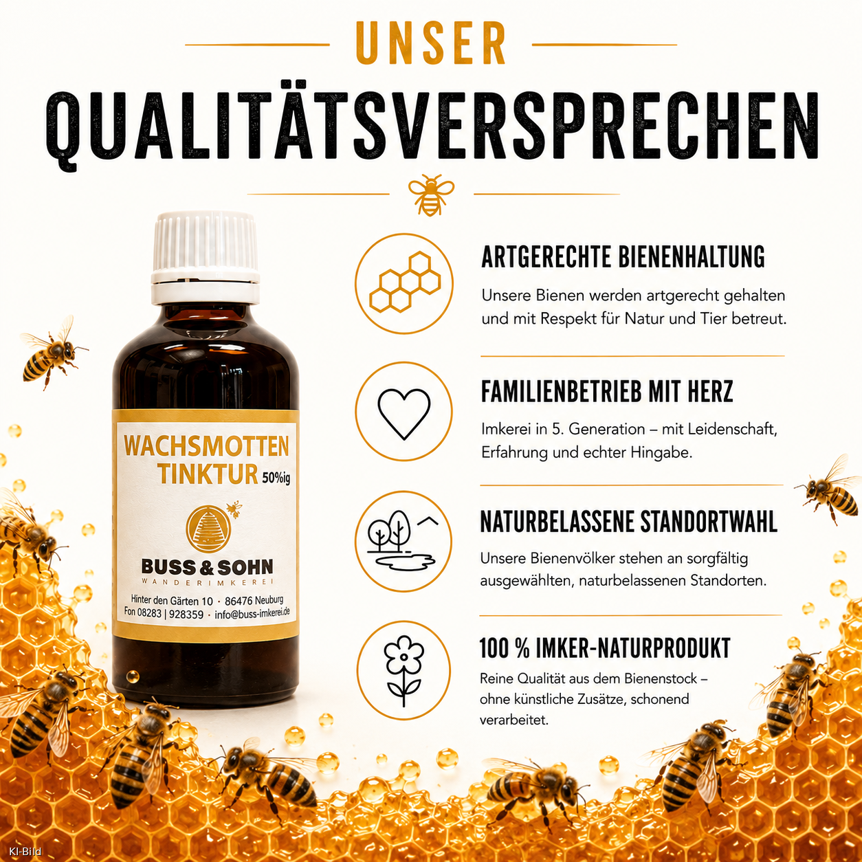 Wachsmotten-Tinktur 50ml
