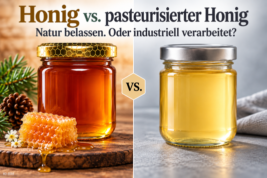 Honig vs. pasteurisierter Honig - naturbelassen oder industriell verarbeitet?