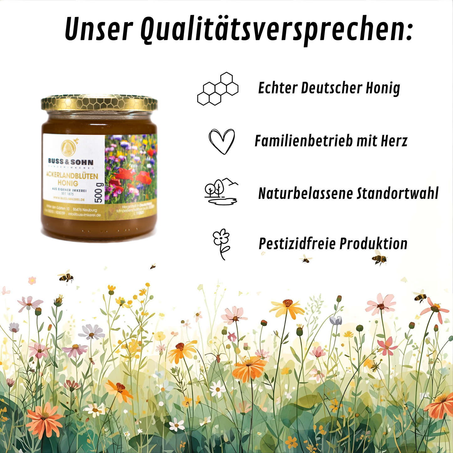 Ackerlandhonig 500g