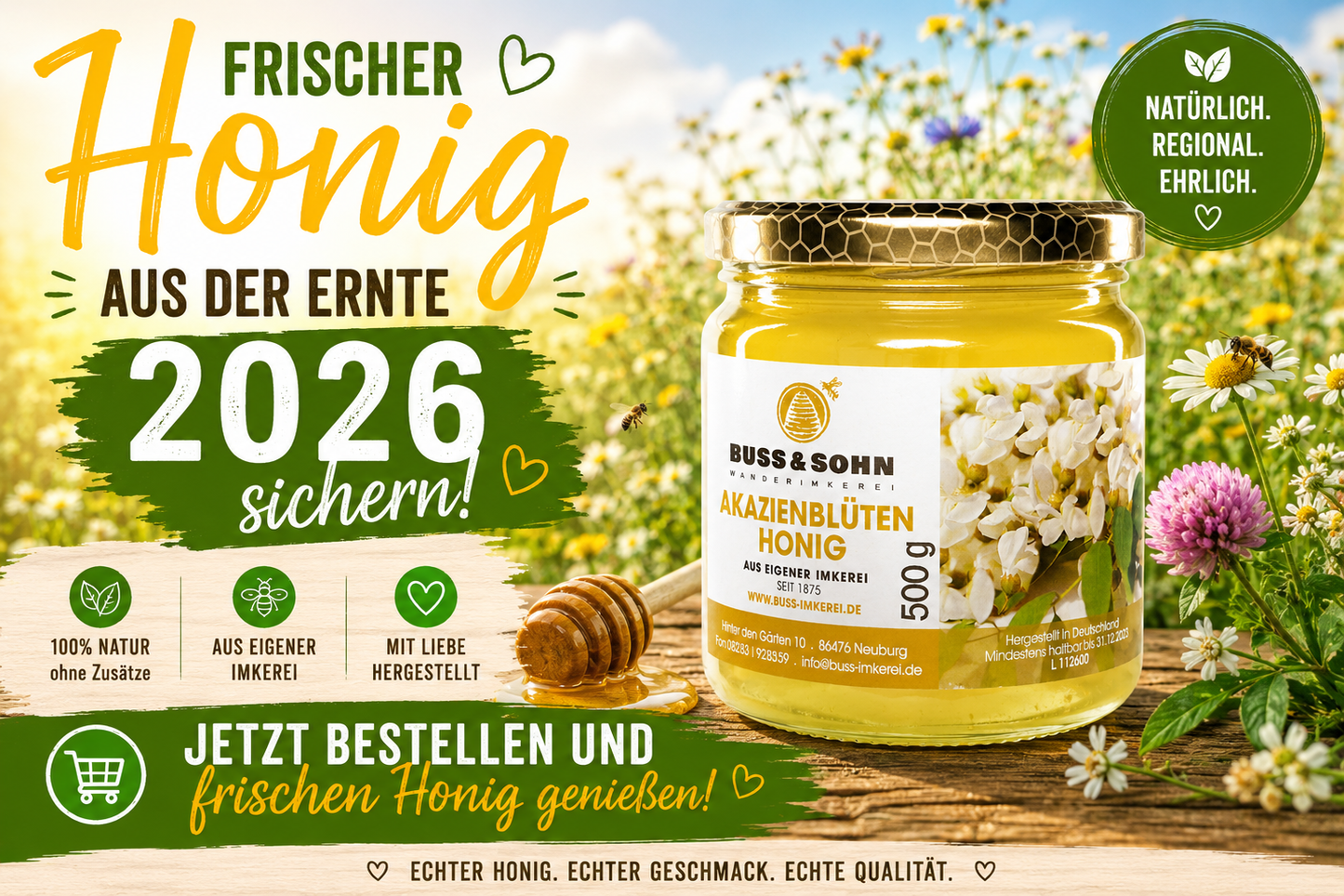 Akazienhonig 500g