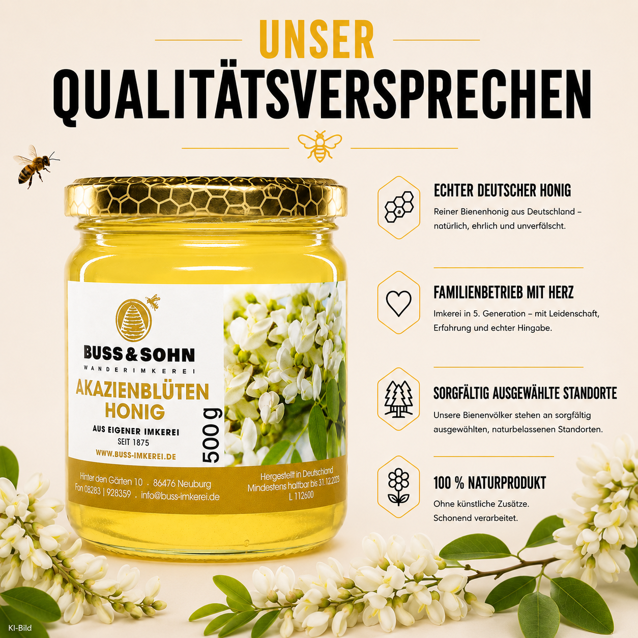 Akazienhonig 500g