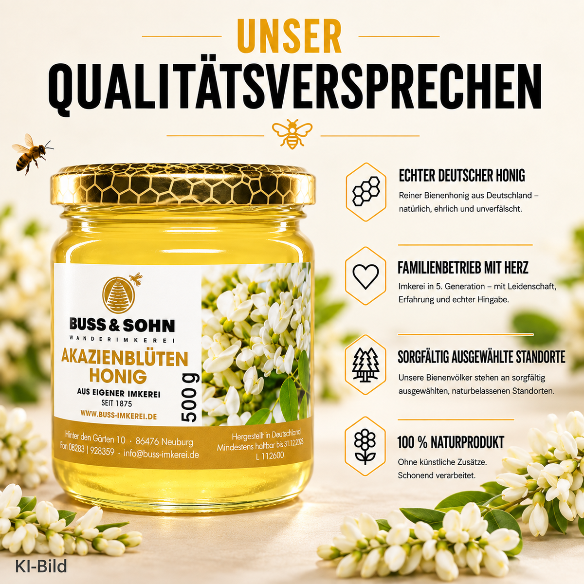 Akazienhonig 500g