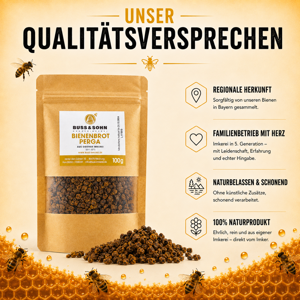 Bienenbrot / Perga