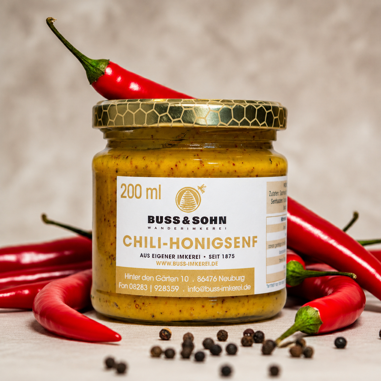 Honigsenf "Chili" 200ml
