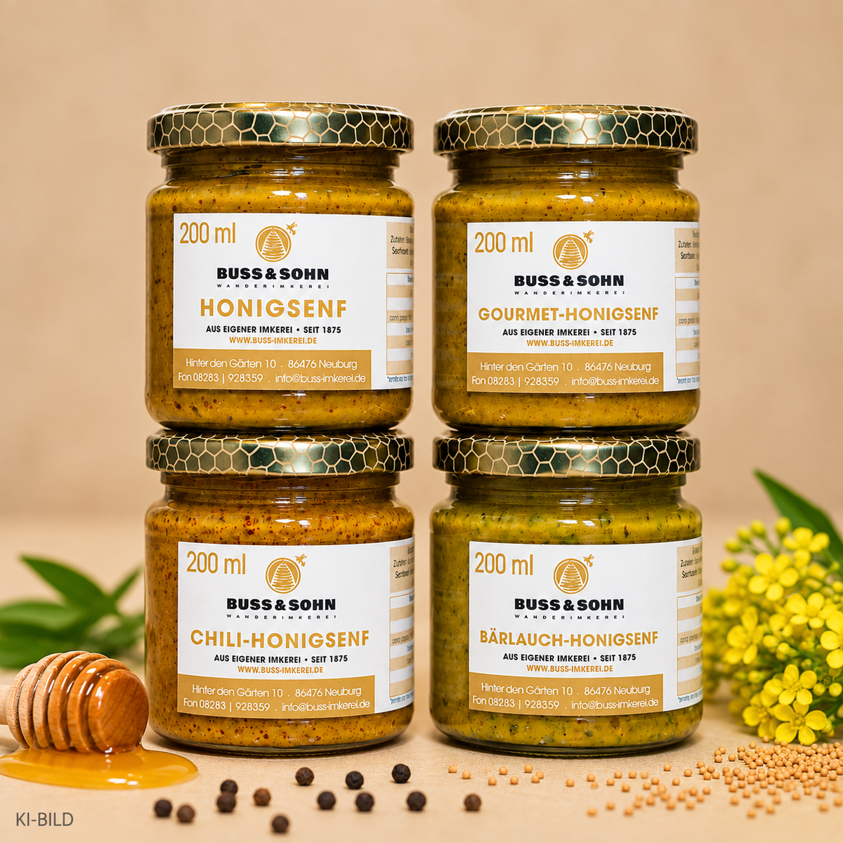 Honigsenf-Paket 4x200ml