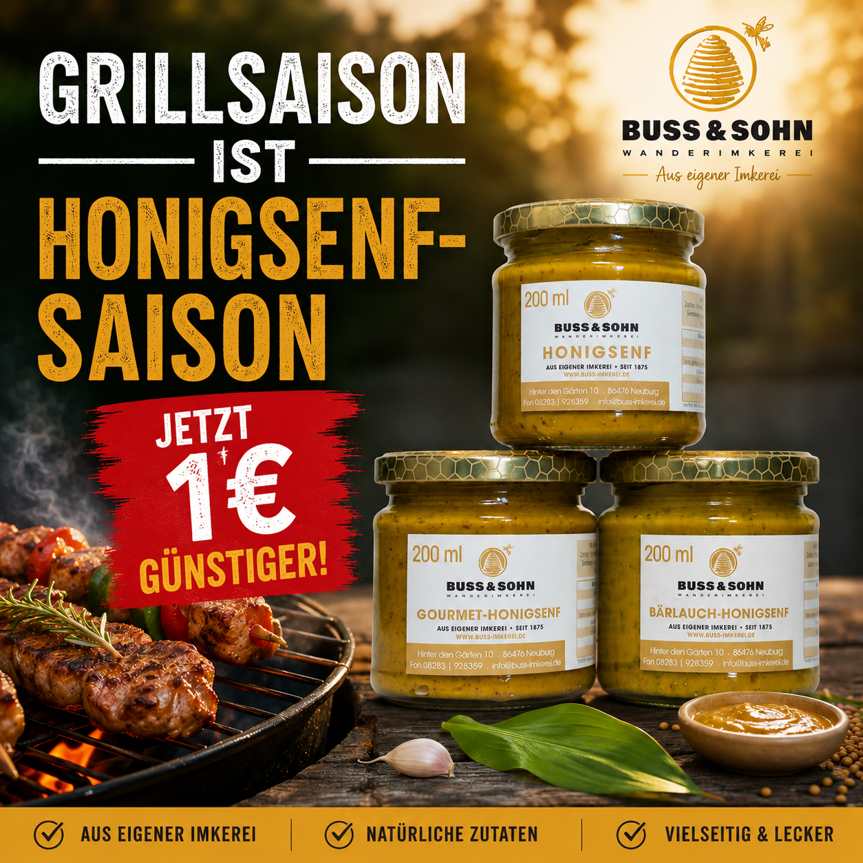Honigsenf "Chili" 200ml