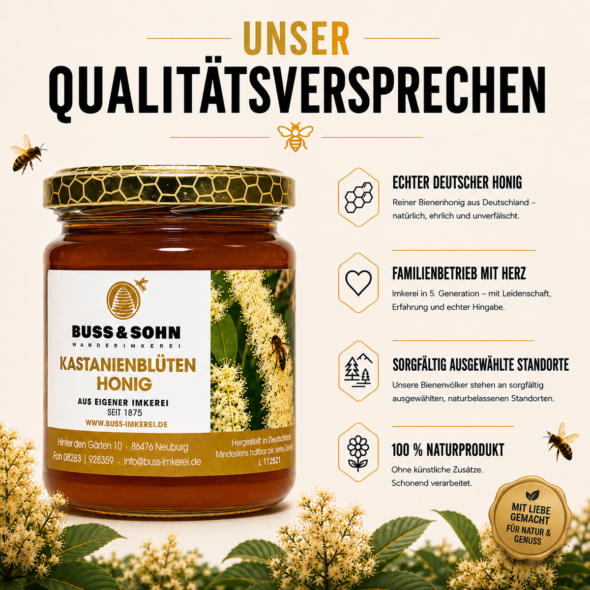 Edelkastanienhonig 500g