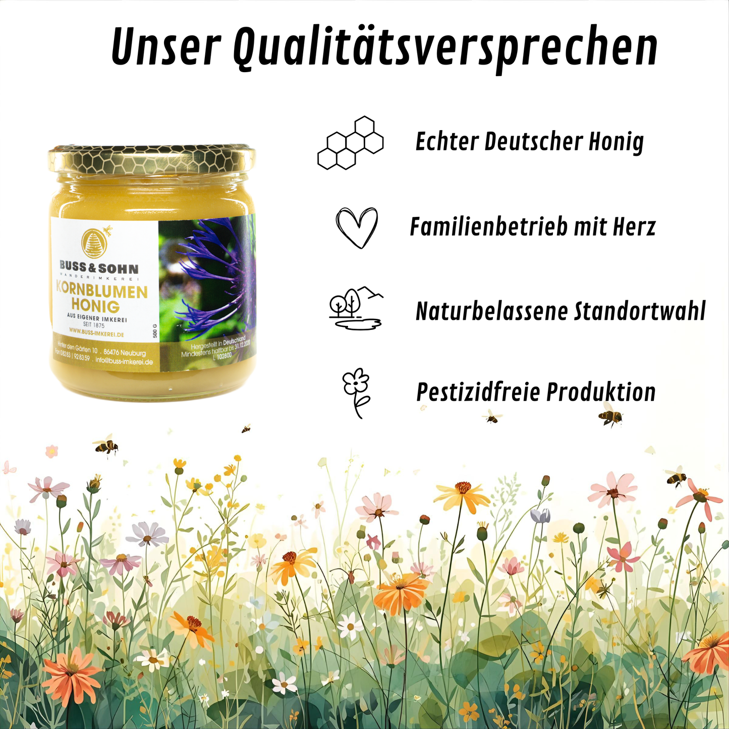 Kornblumenhonig 500g