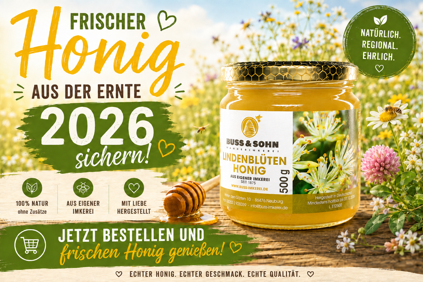 Lindenblütenhonig 500g