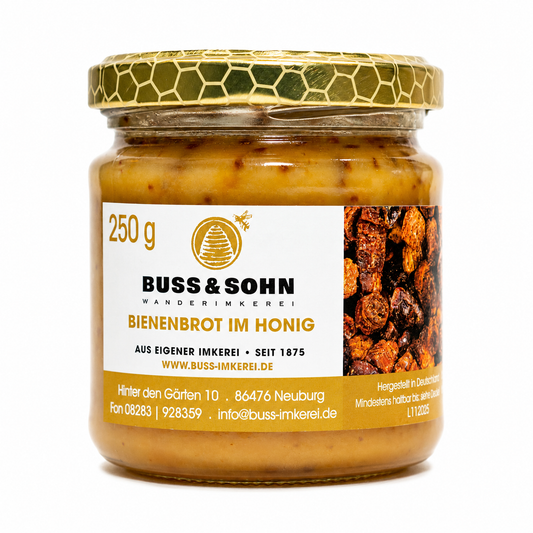 Bienenbrot (Perga) im Honig