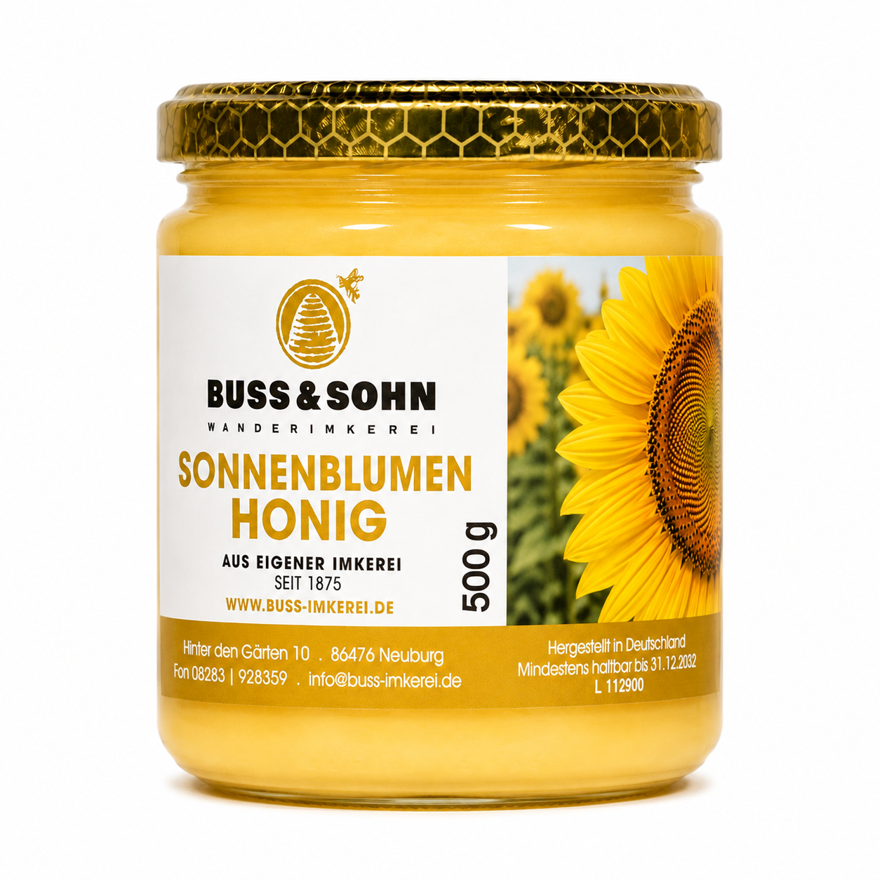 Sonnenblumenhonig kaufen vom Imker - Rohhonig