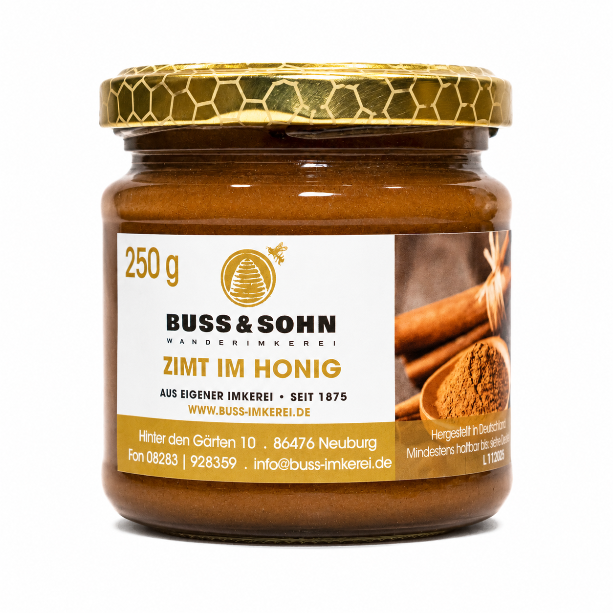 Ceylon-Zimt im Honig 250g